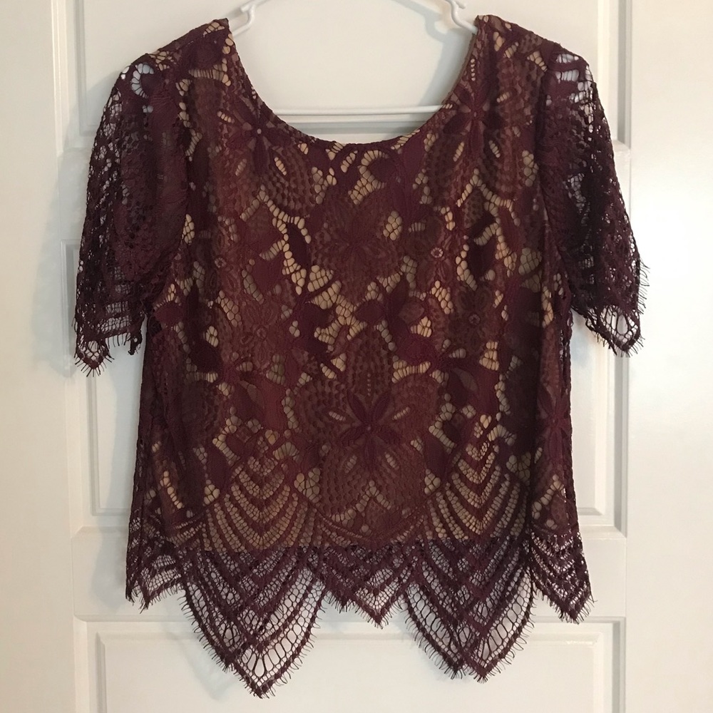 Express lace top